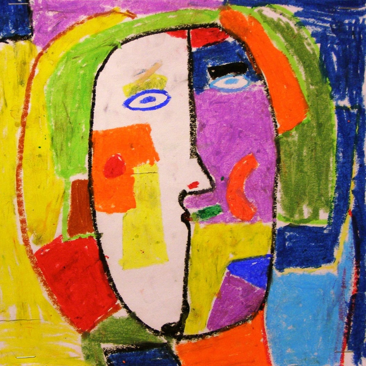 Picasso Kübist Portre