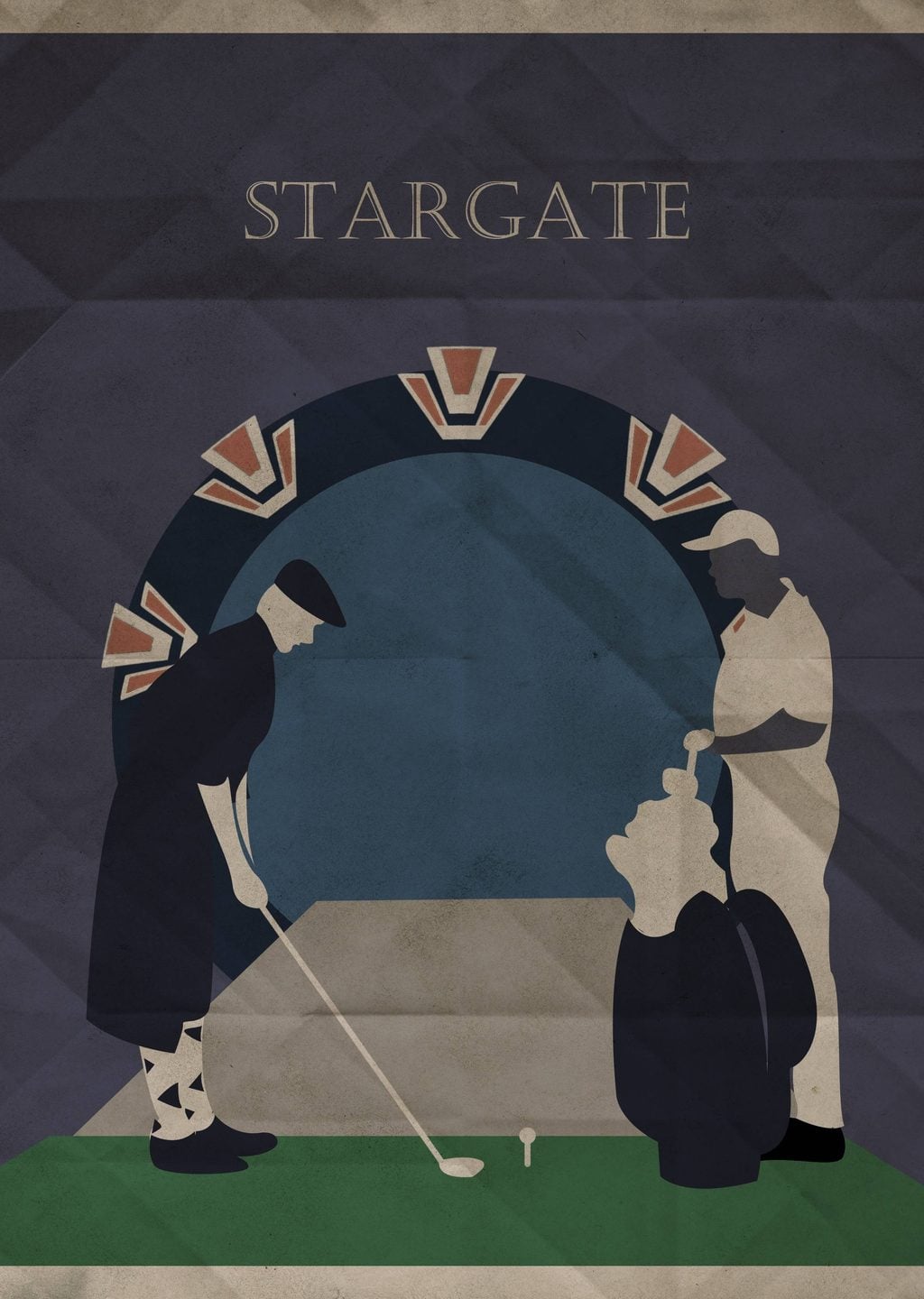 Stargate Minimalist Film Posteri