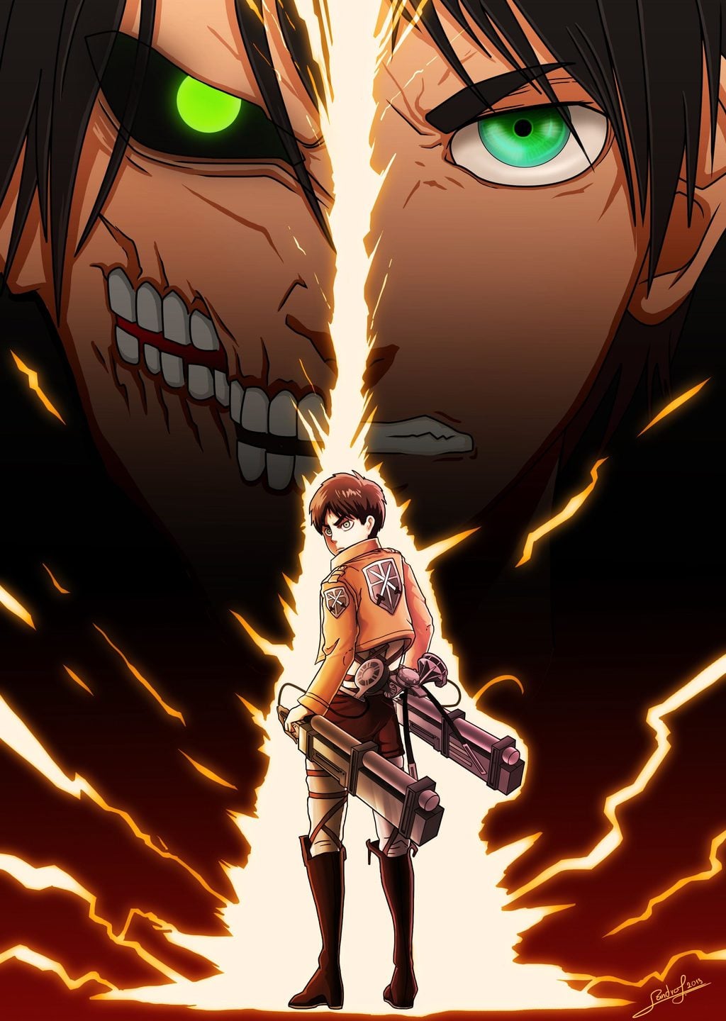 Eren Yeager: Titan Teması
