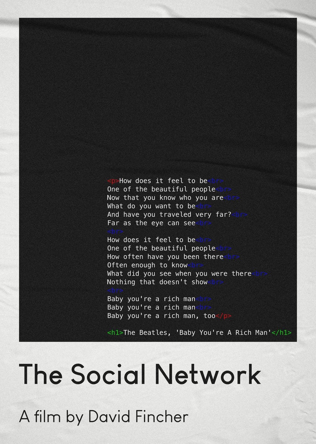 The Social Network Film Posteri