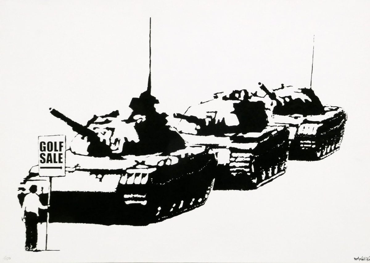 Banksy: Golf Sale