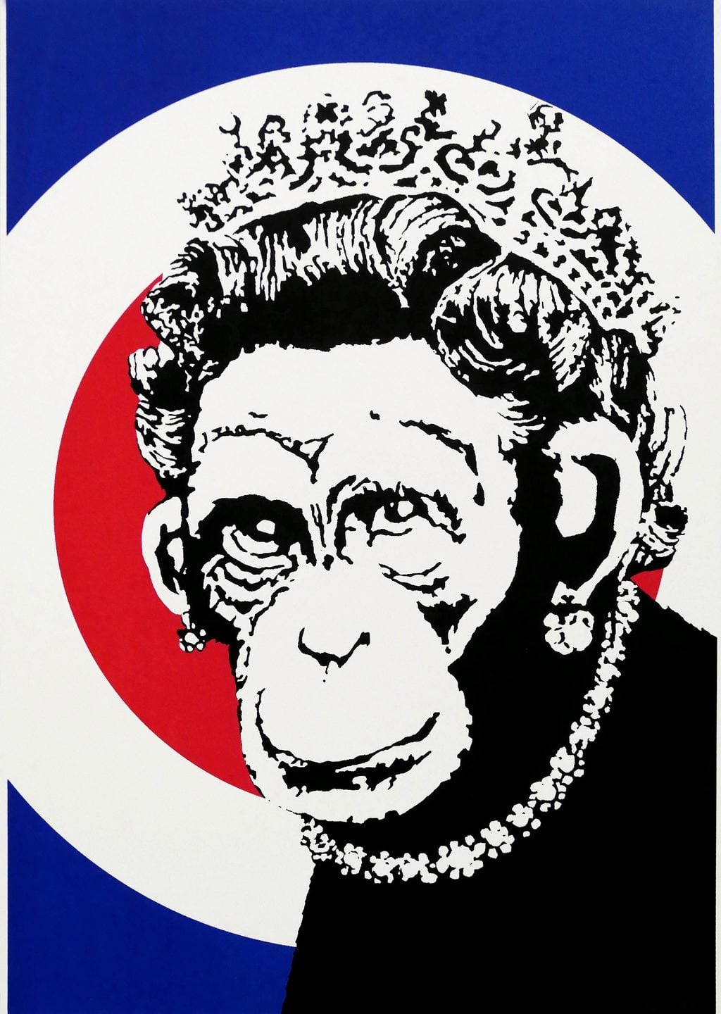 Banksy: Maymun Kraliçe