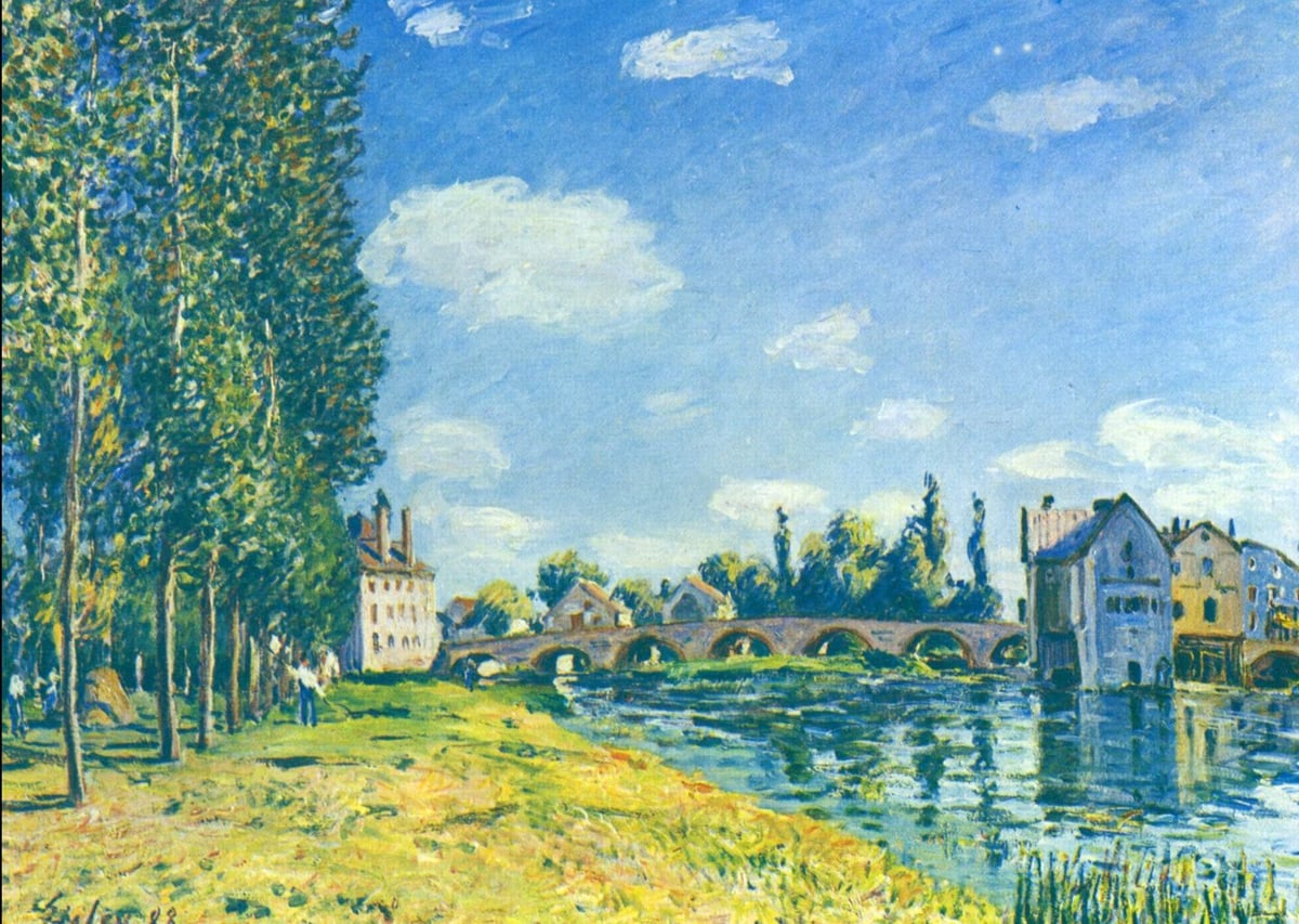 Saint-Mammès, Yaz Sabahı