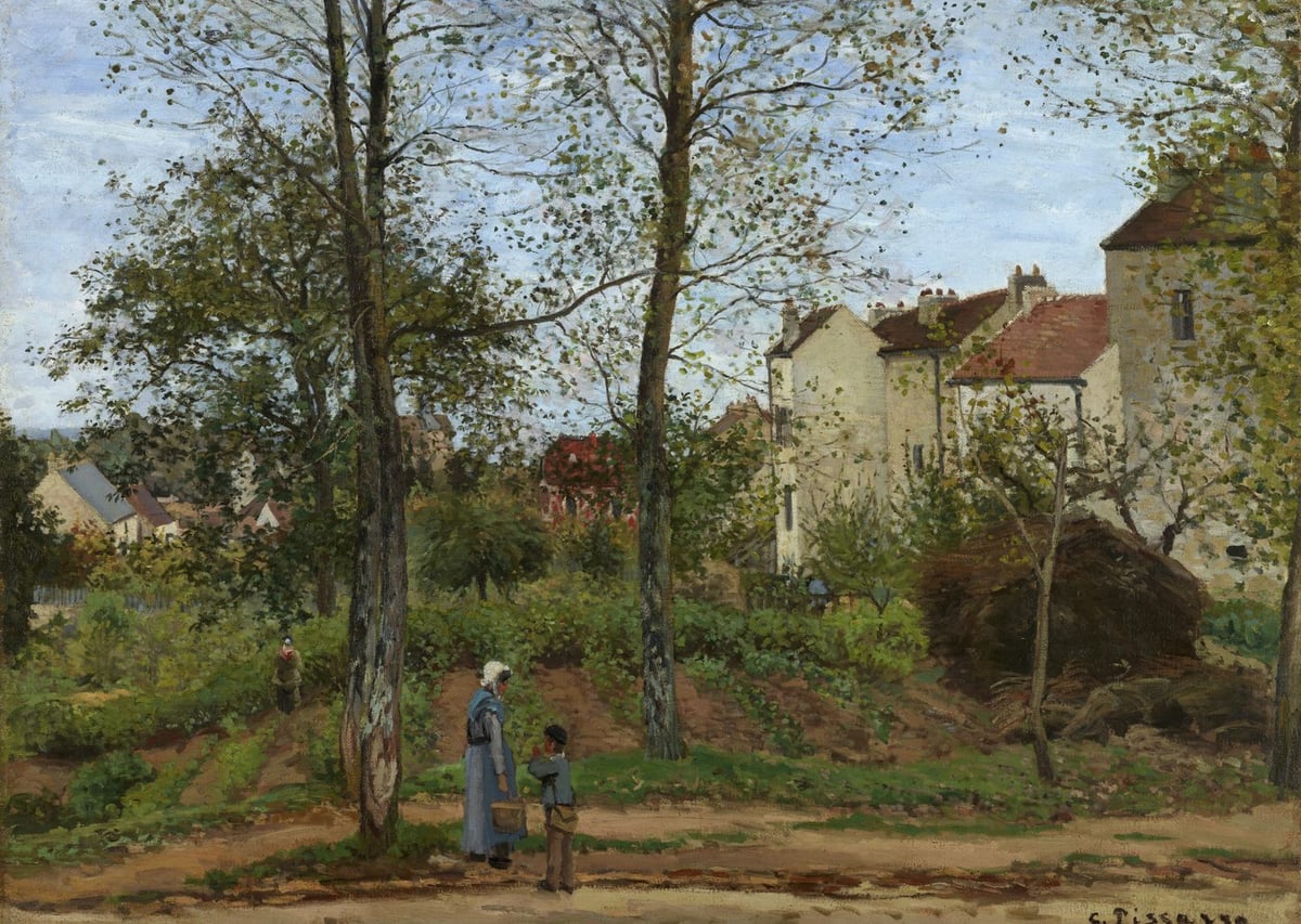 Bougival'daki Evler (Sonbahar)