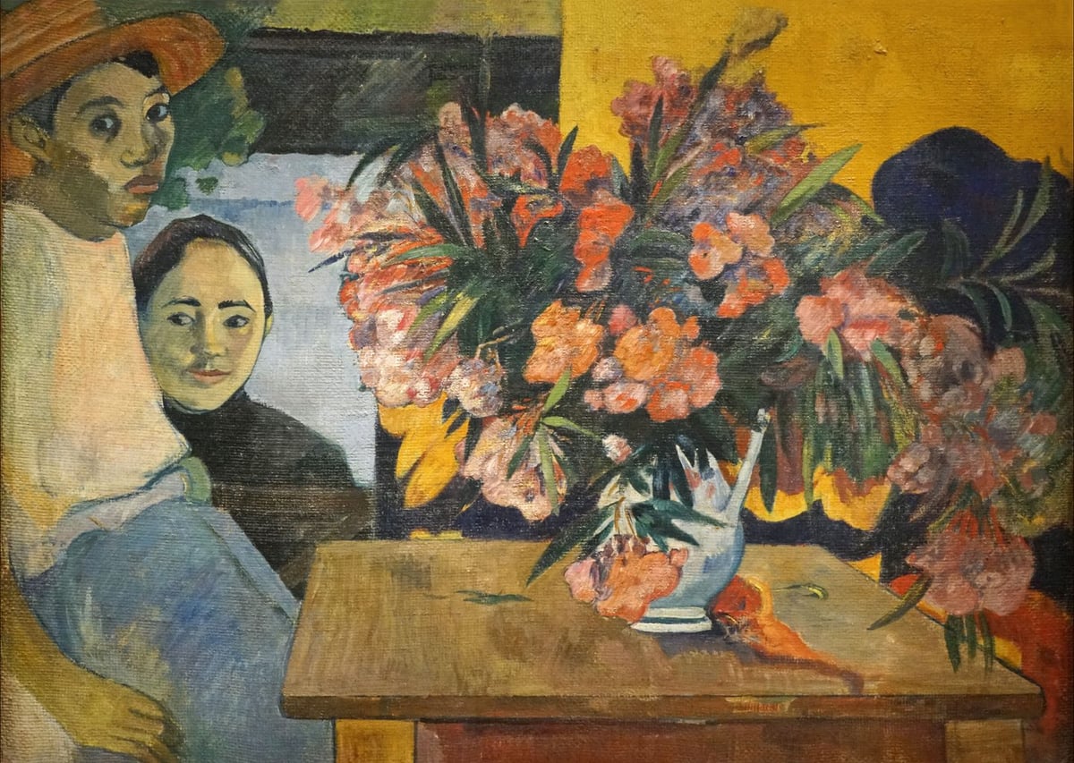 Beyaz Çiçekler - Paul Gauguin