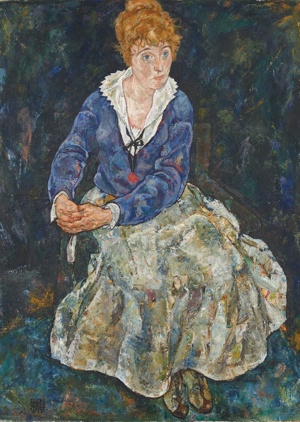 Sanatçının Eşi Edith Schiele'nin Portresi