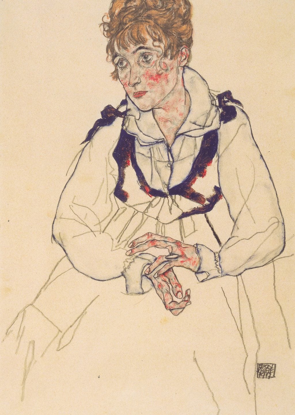 Edith Schiele Portresi