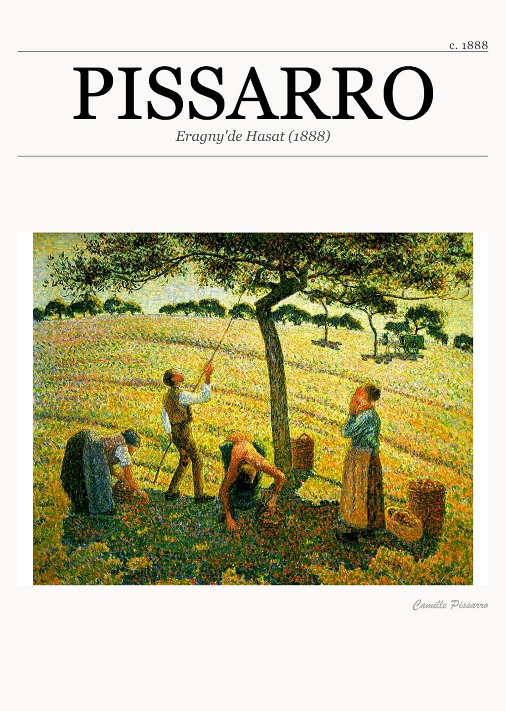 Eragny'de Hasat (1888)