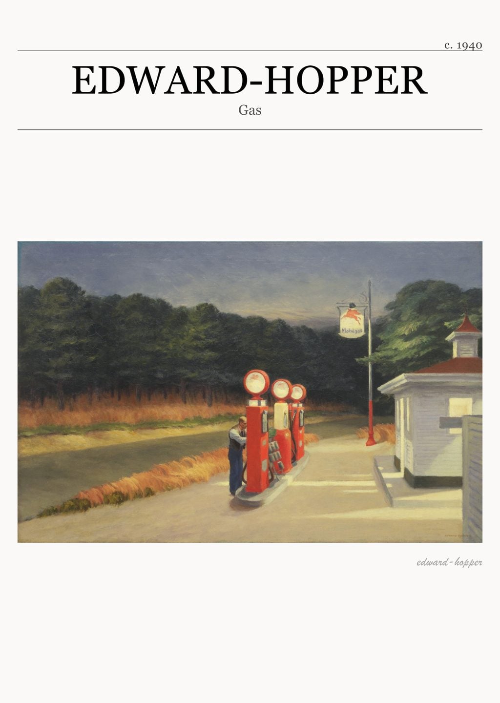 Edward Hopper - Benzin İstasyonu