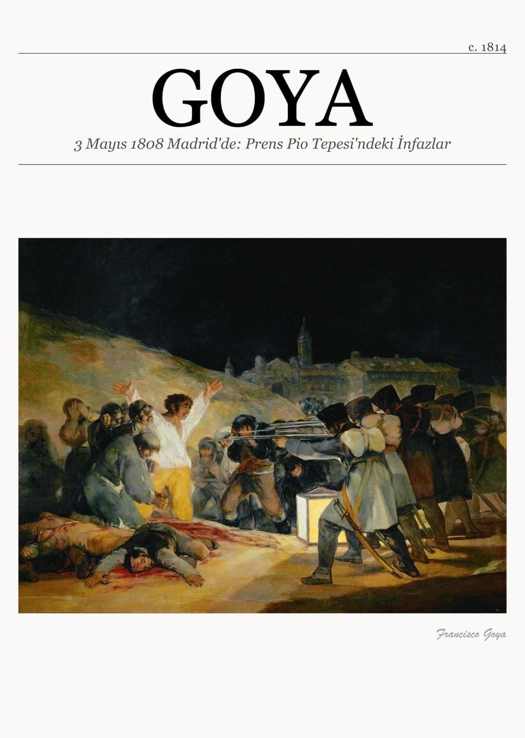 3 Mayıs 1808 Madrid'de: Prens Pio Tepesi'ndeki İnfazlar