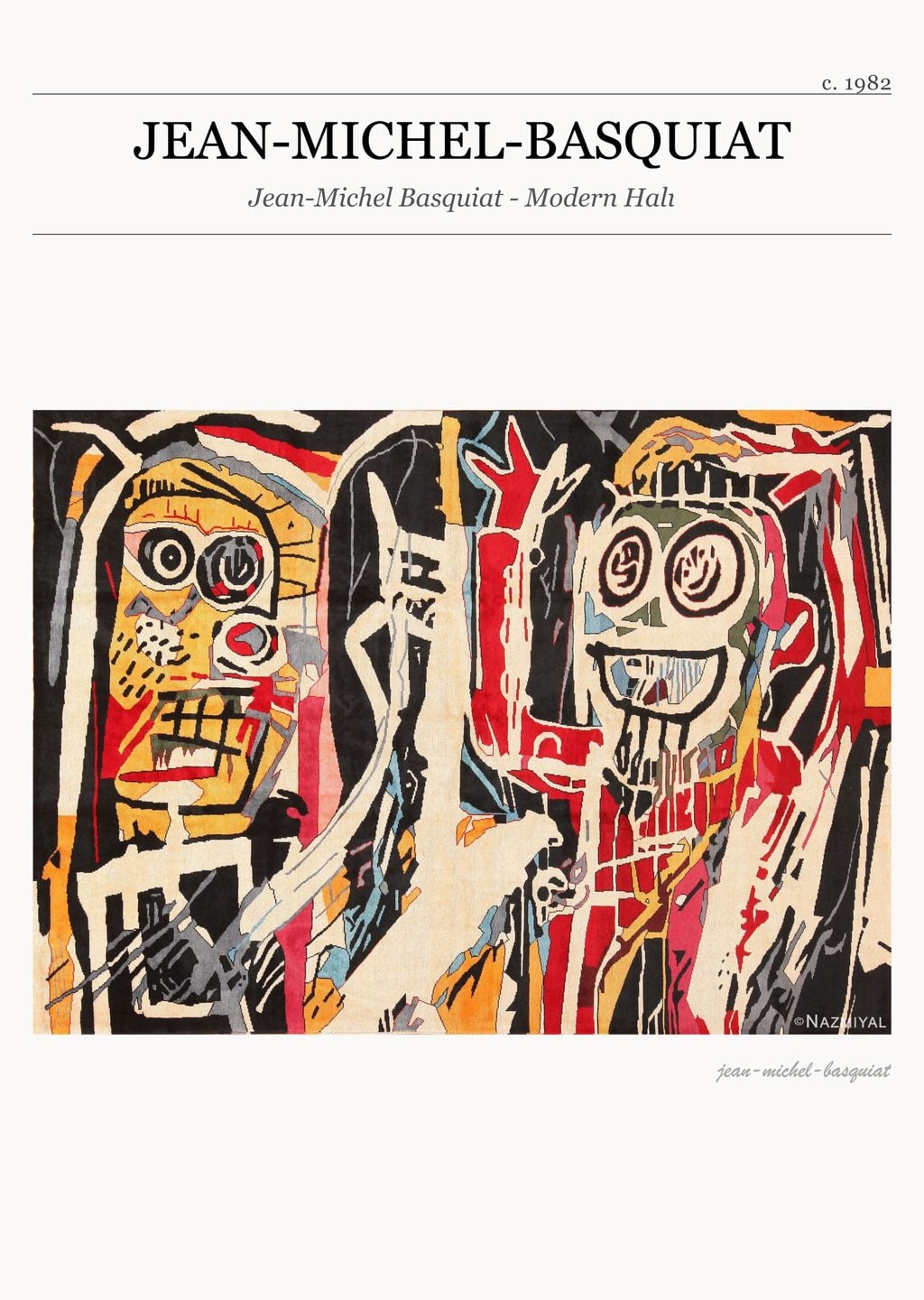 Jean-Michel Basquiat - Modern Halı