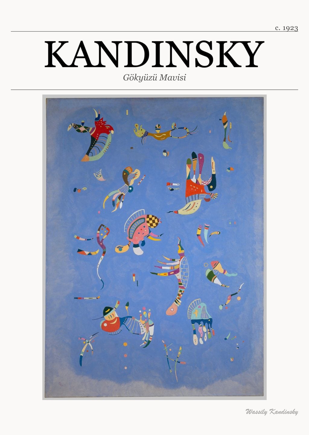 Wassily Kandinsky - Gökyüzü Mavisi