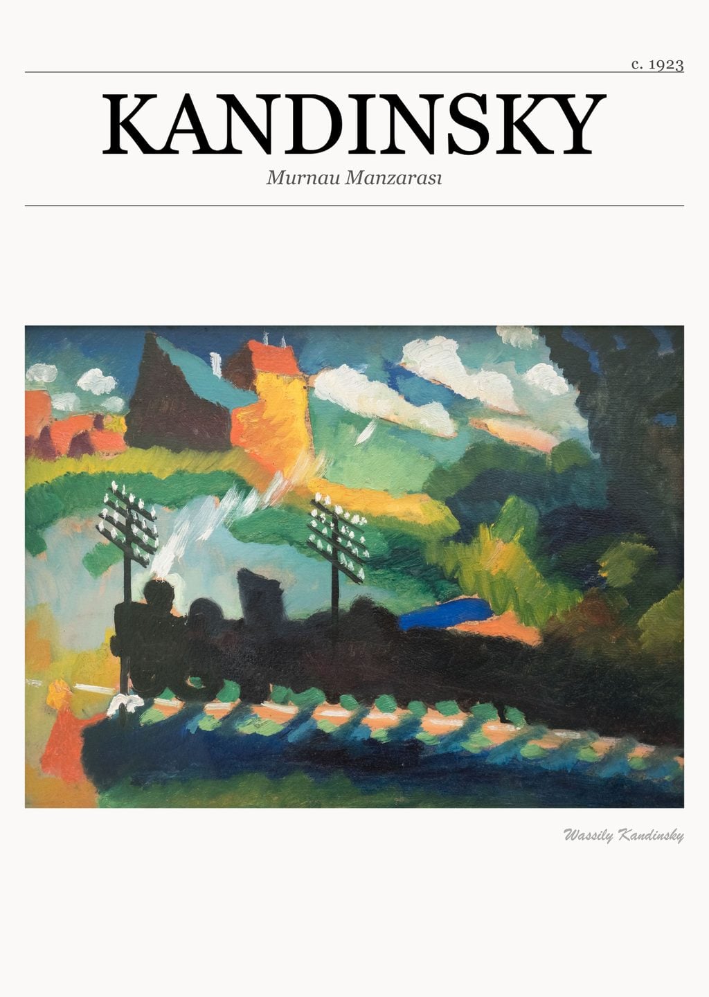 Wassily Kandinsky - Murnau Manzarası