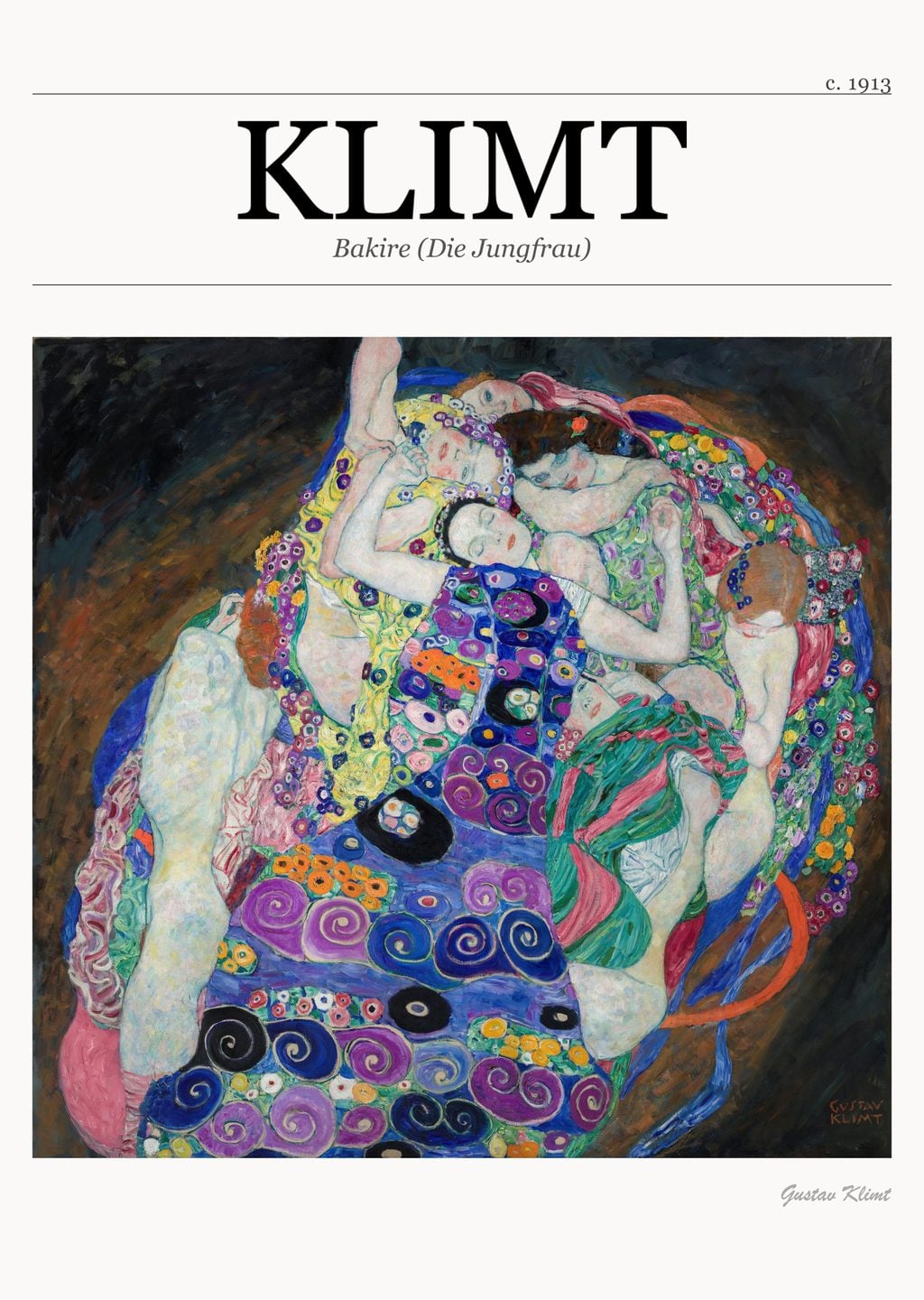 Bakire (Die Jungfrau) - Gustav Klimt