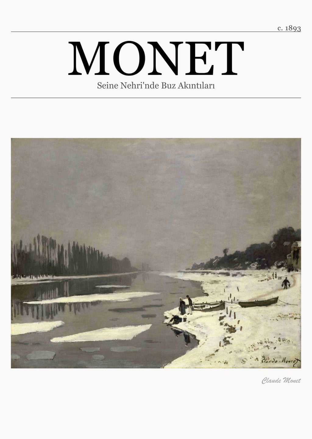 Seine Nehri'nde Buz Akıntıları