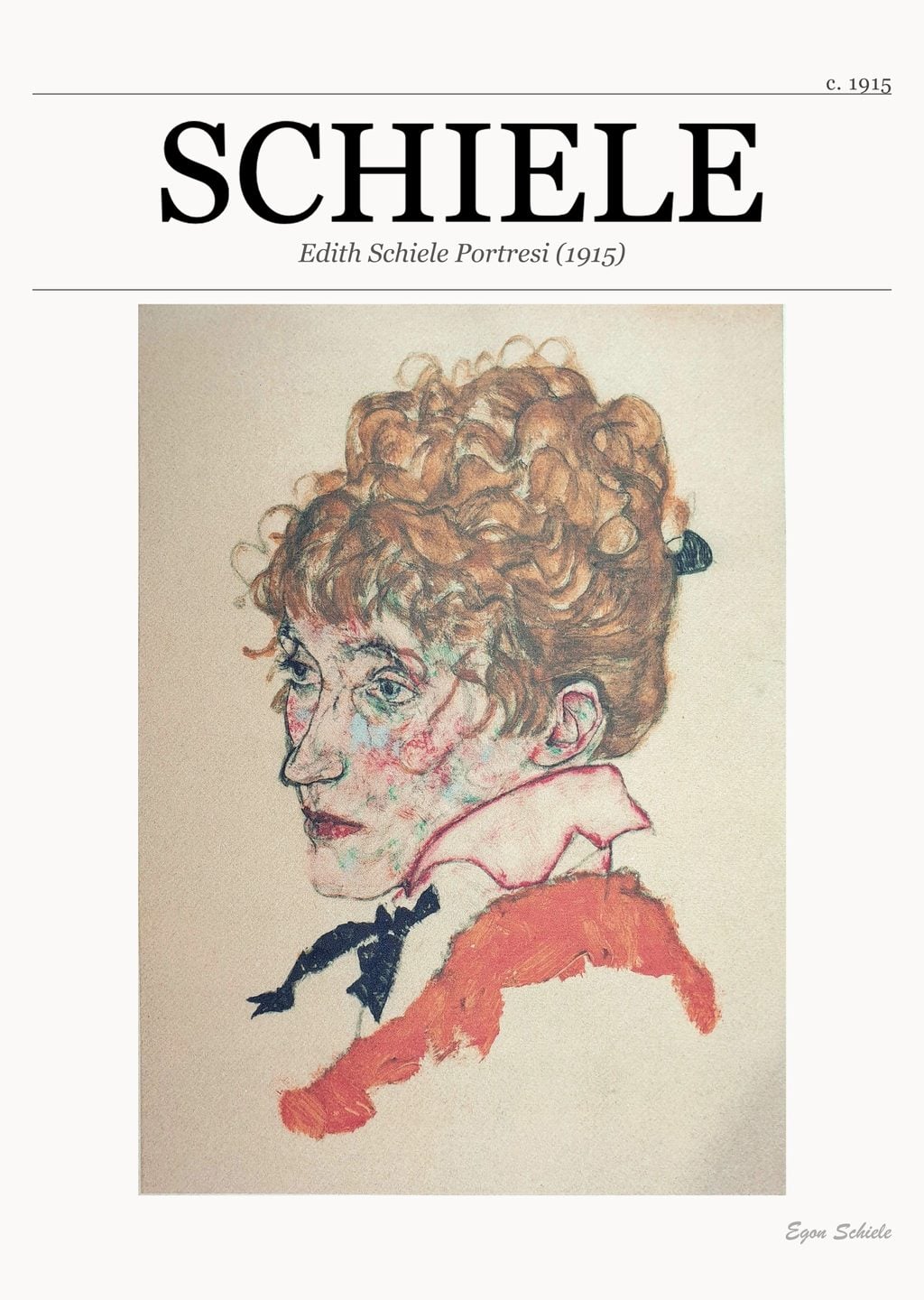 Edith Schiele Portresi