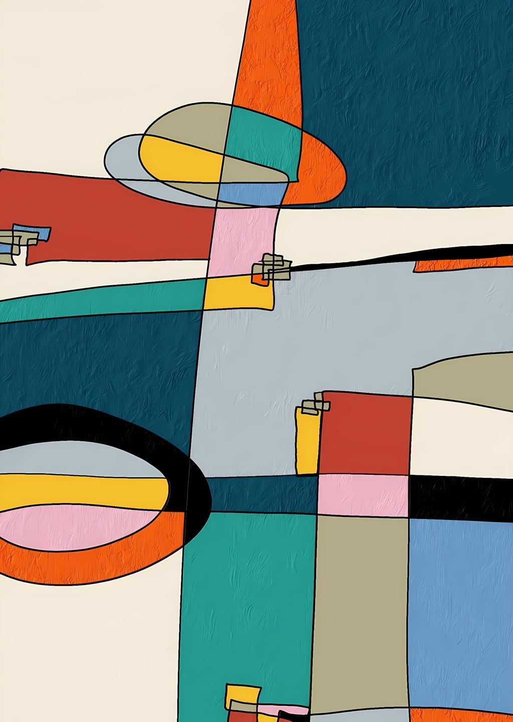 Abstract Geometrik Kompozisyon