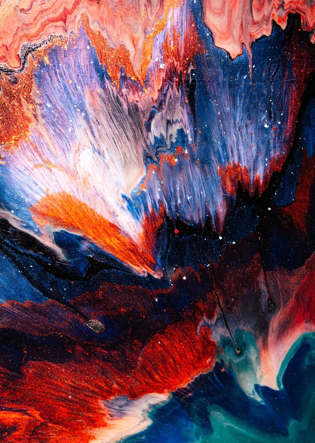 Renkli Akışlı Sanat