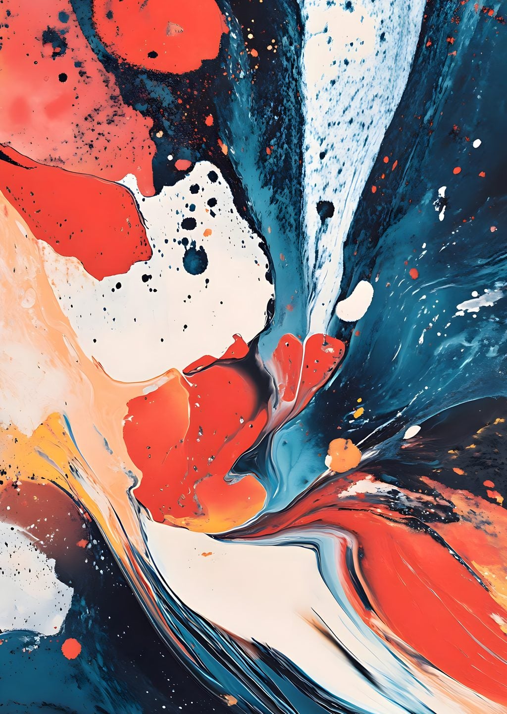 Vibrant Abstract Akış