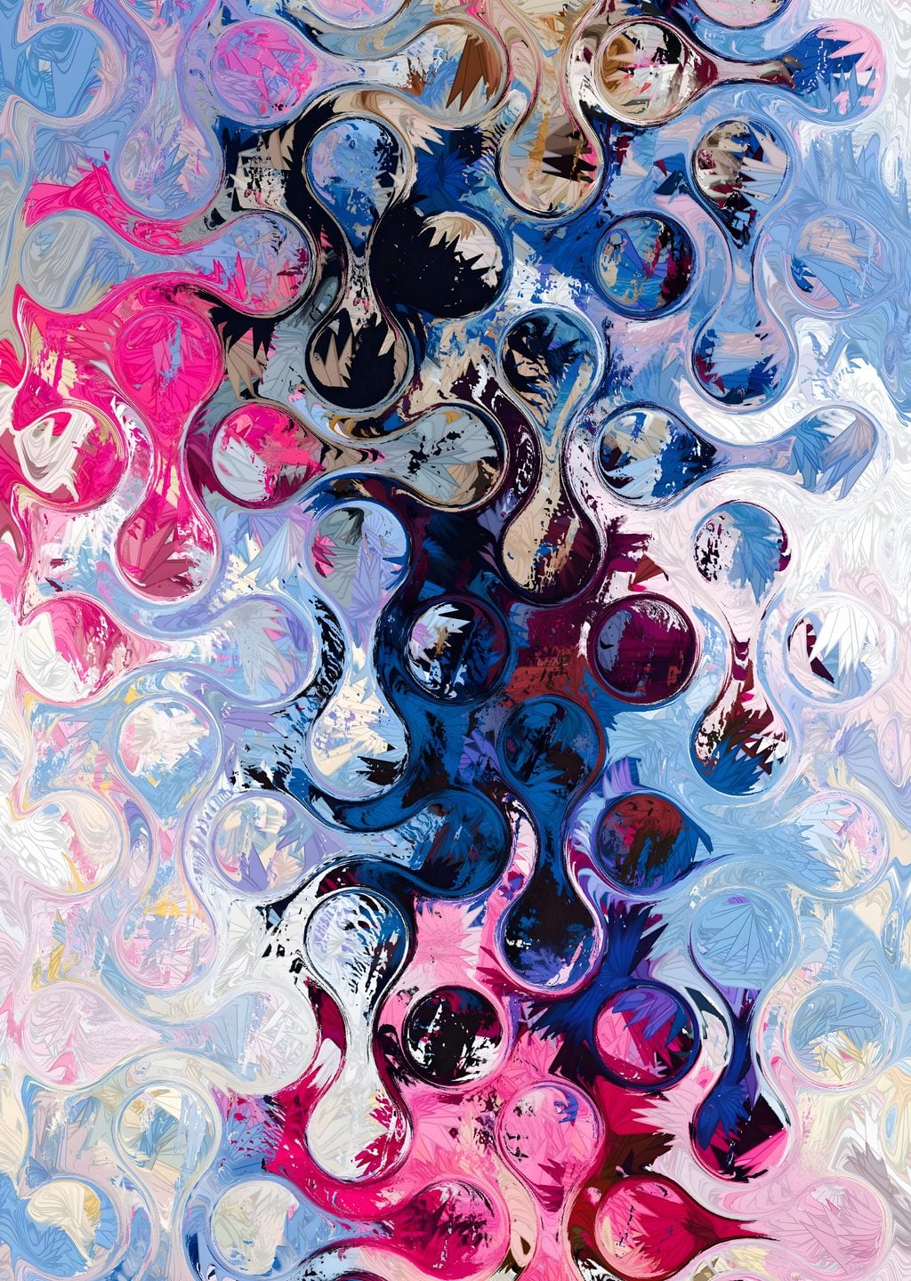 Renkli Abstract Desen