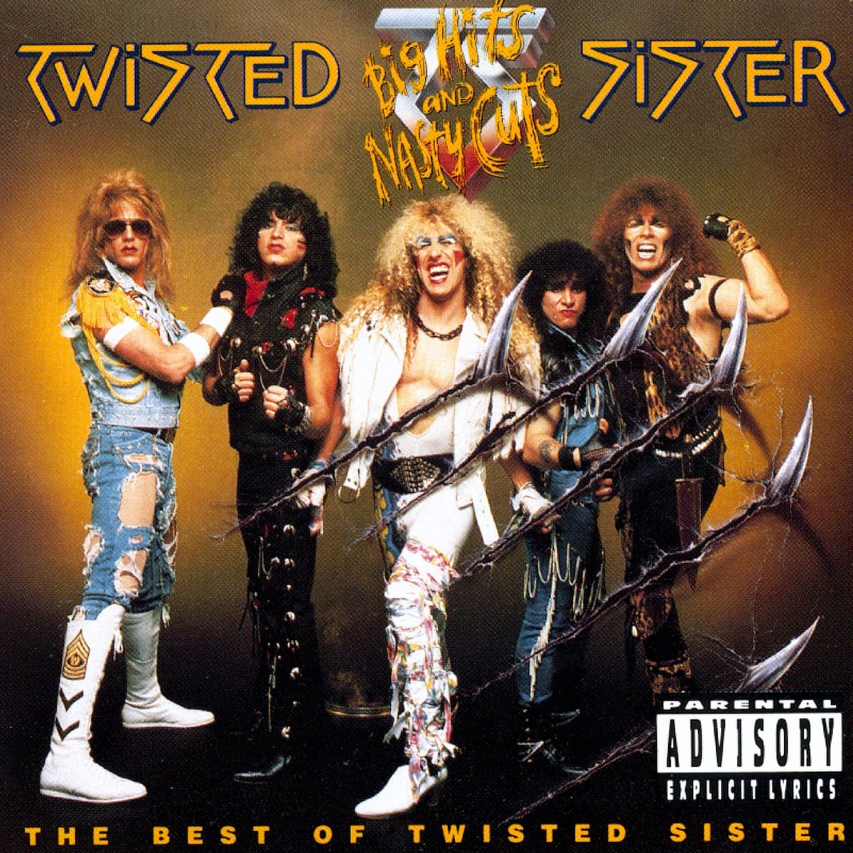 Twisted Sister: Big Hits and Nasty Cuts Albüm Kapağı