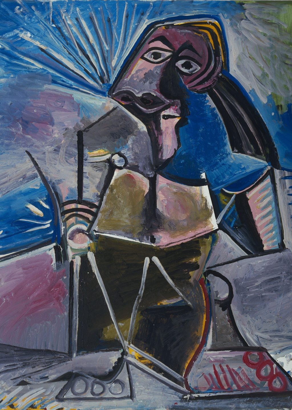 Kübist Portre (Picasso)