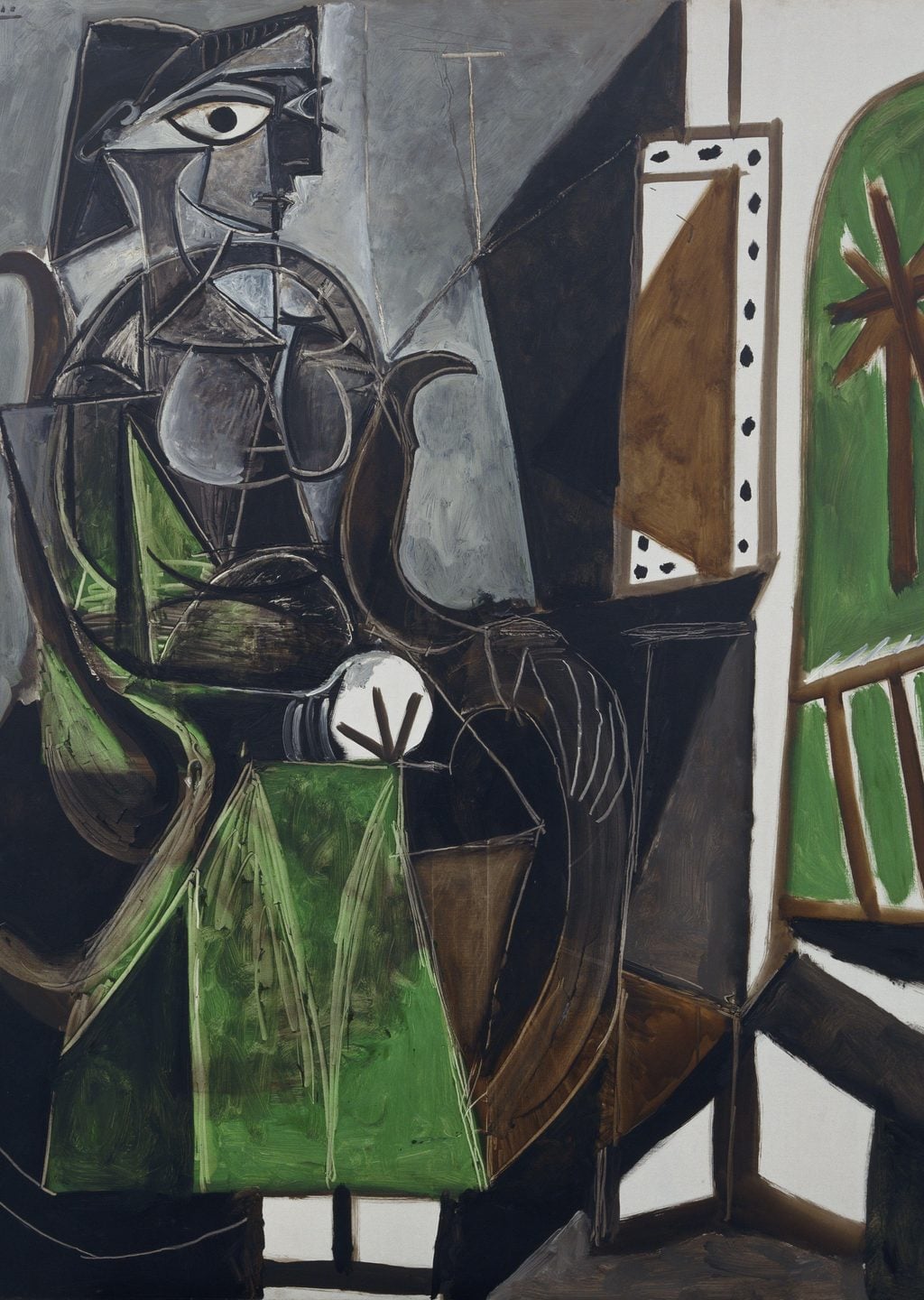Picasso'nun Oturan Kadın Tablosu