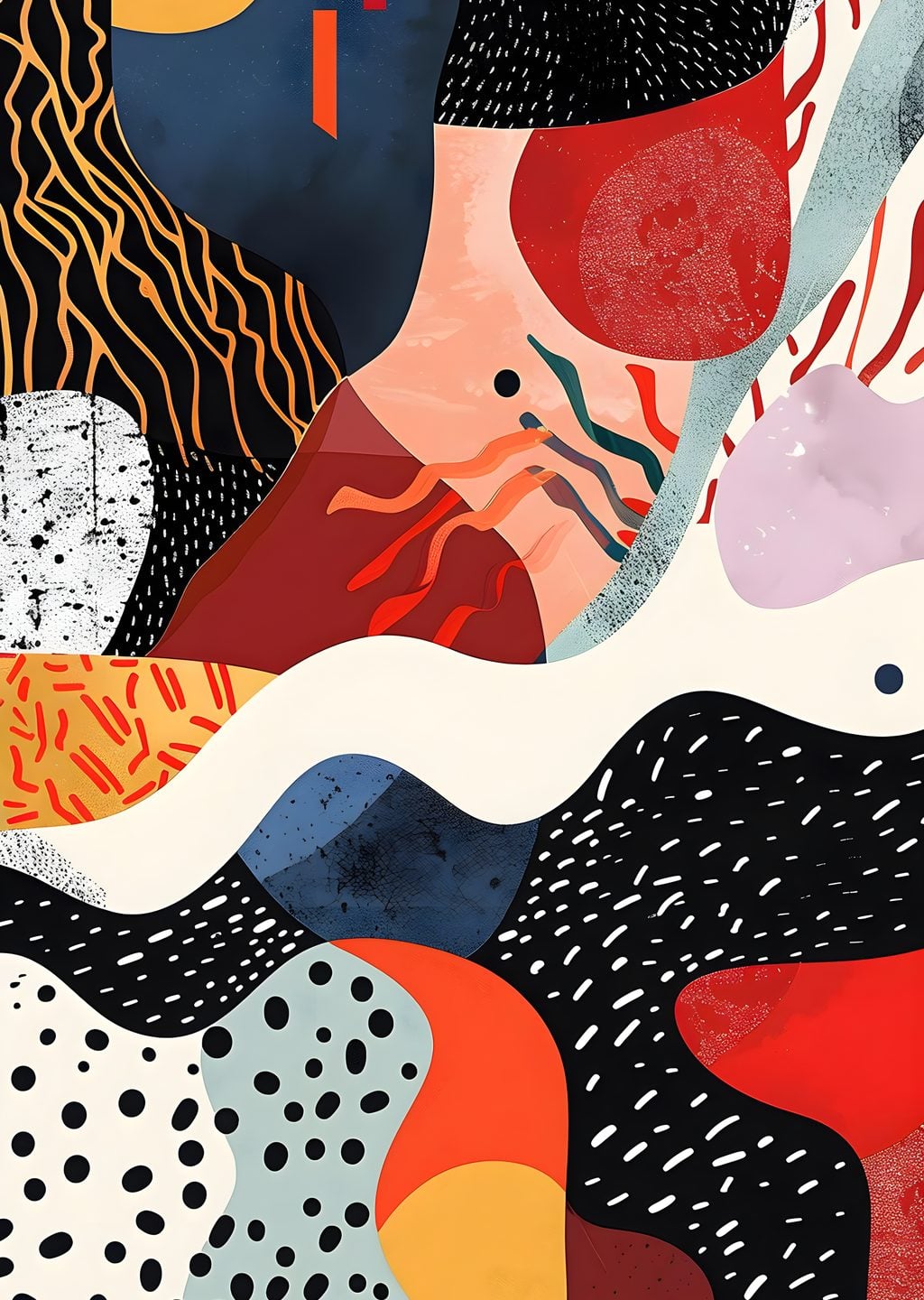 Abstract Renkli Desen