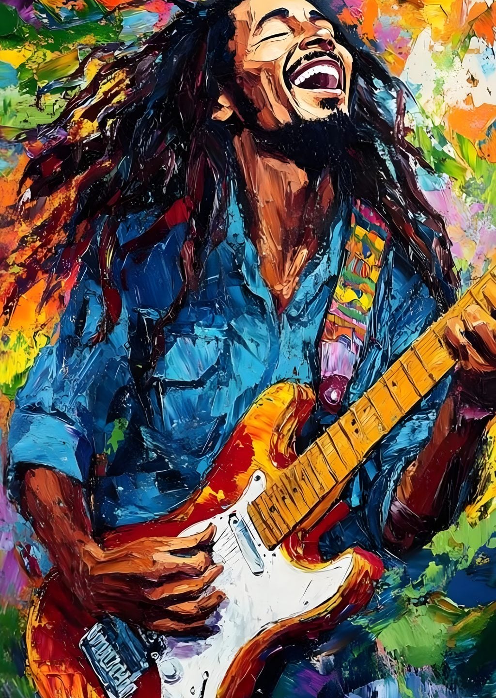 Reggae Sanatçısı: Gitar Çalarken