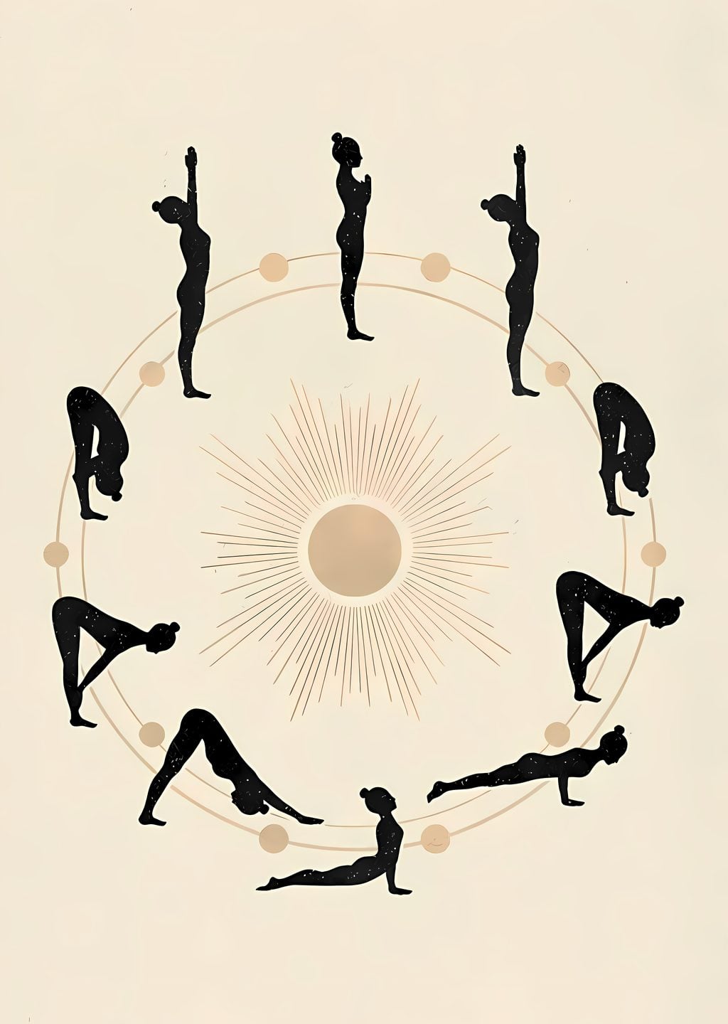 Yoga Duruşları Çemberi