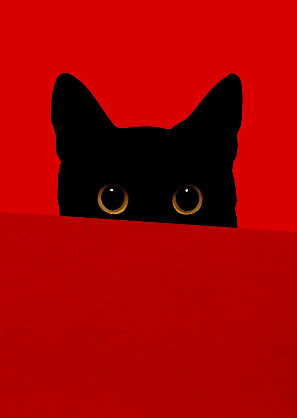 Siyah Kedi: Kırmızı Arka Plan