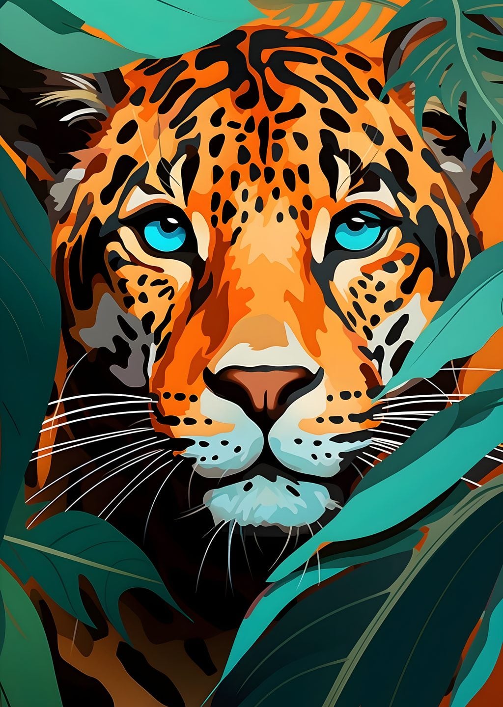 Yapraklar Arasında Leopar
