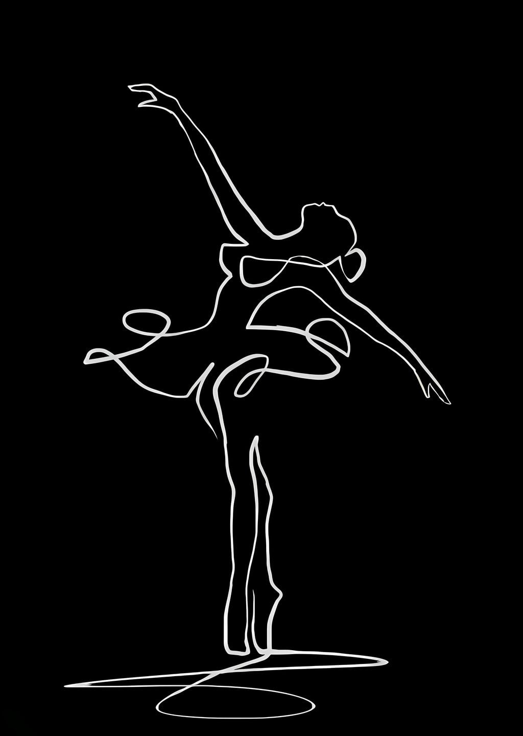 Ballerina Dans Pose