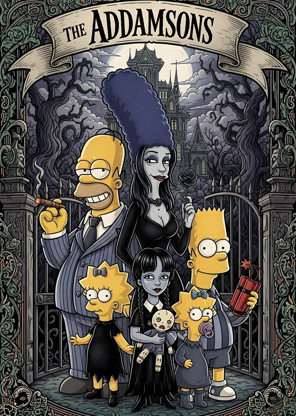 The Addamsons: Simpsonlar Buluşması