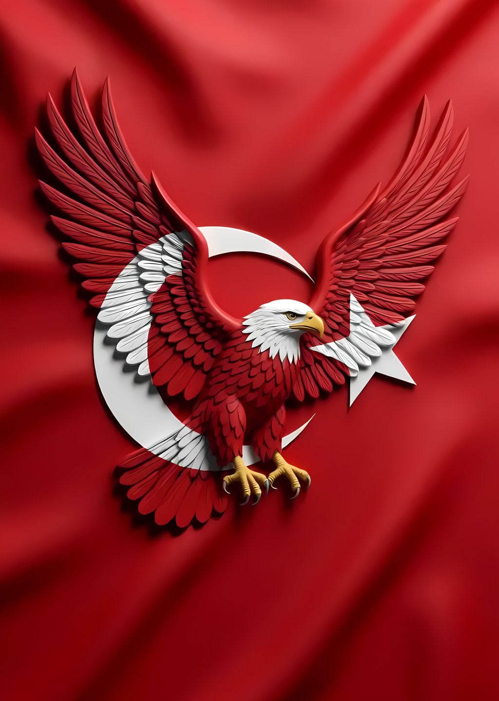 Türk Bayrağı ve Kartal
