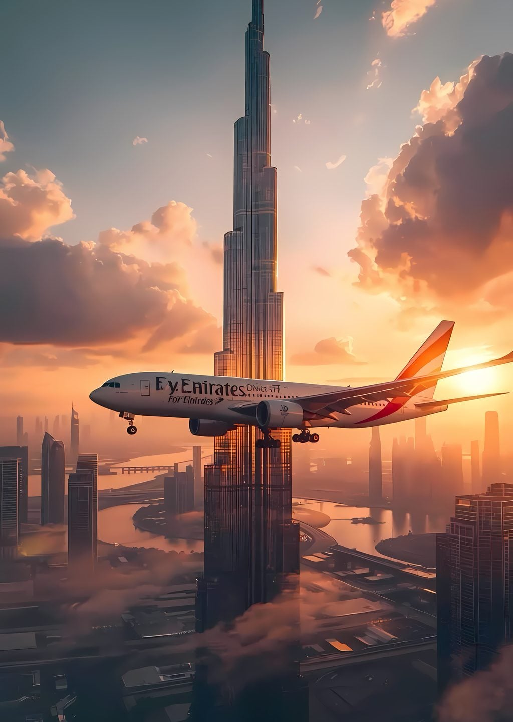 Emirates: Burj Khalifa'nın Üzerinden Uçuş