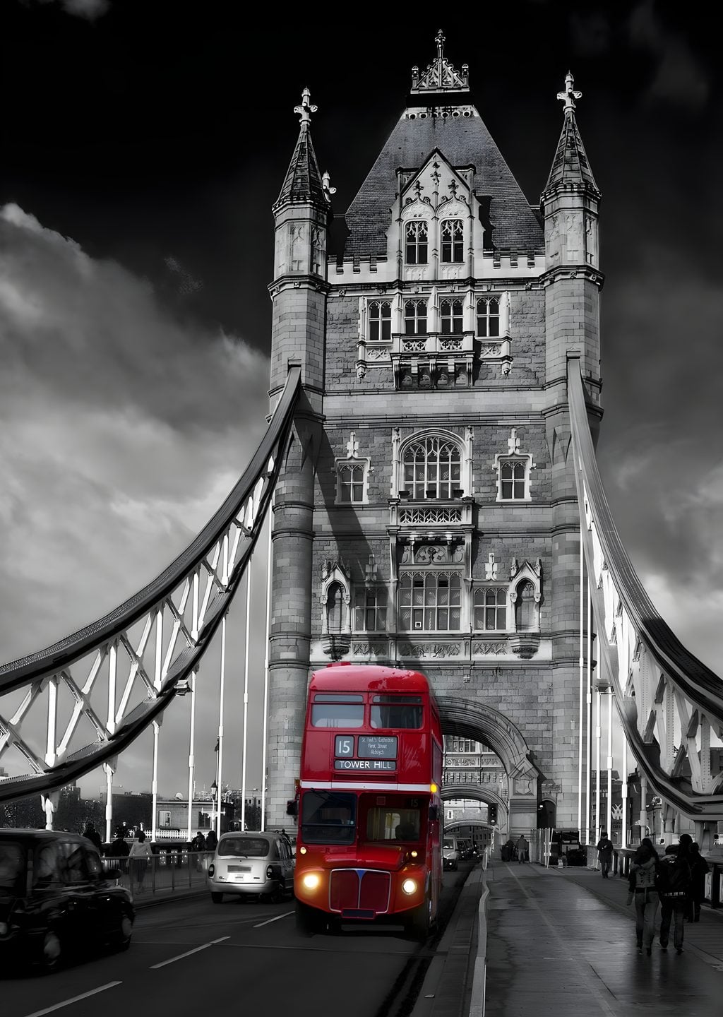 Tower Bridge ve Kırmızı Otobüs