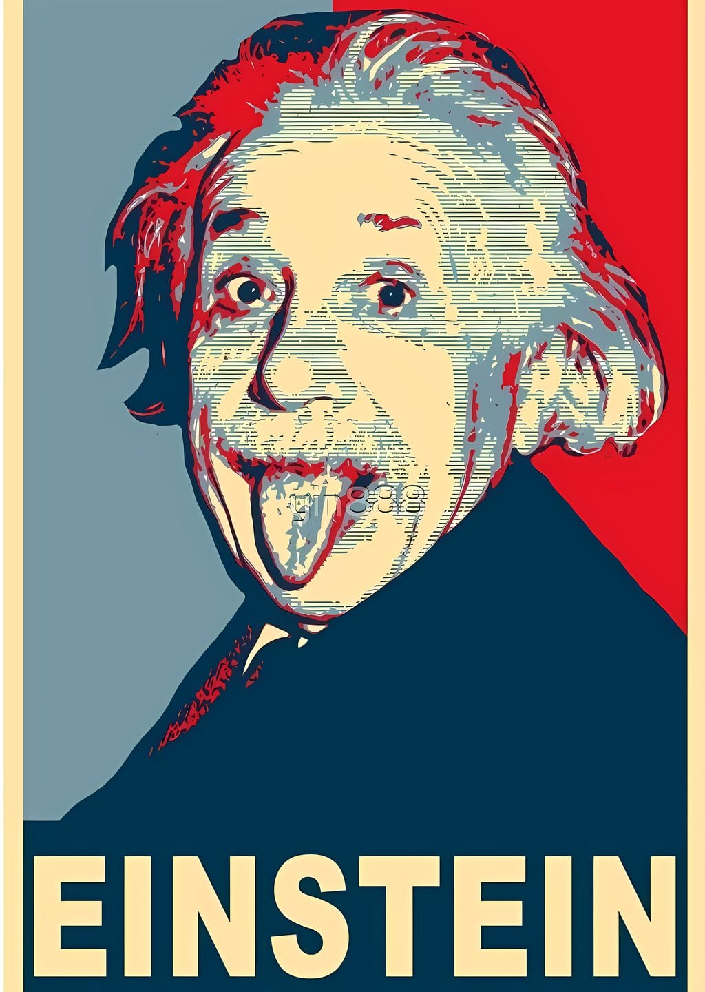 Einstein: Pop Art Poster