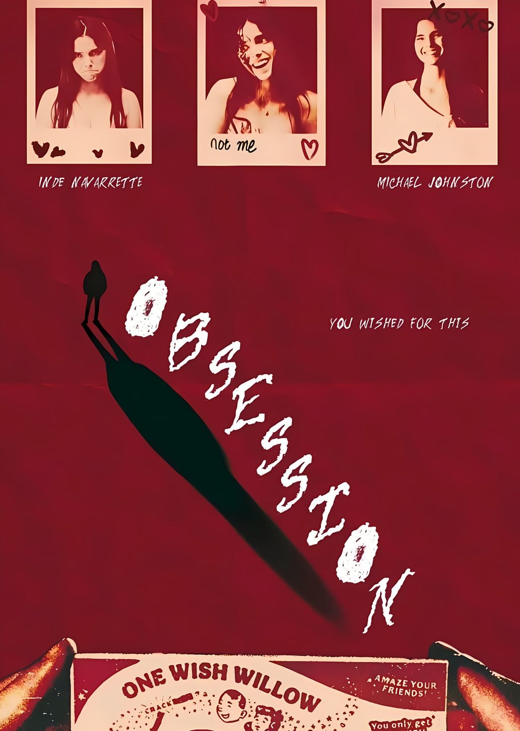 Obsession: Kırmızı-Siyah Afiş