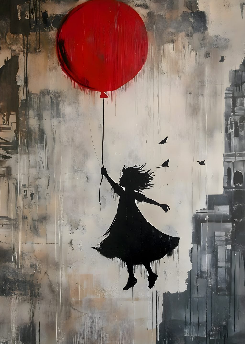 Kız ve Kırmızı Balon
