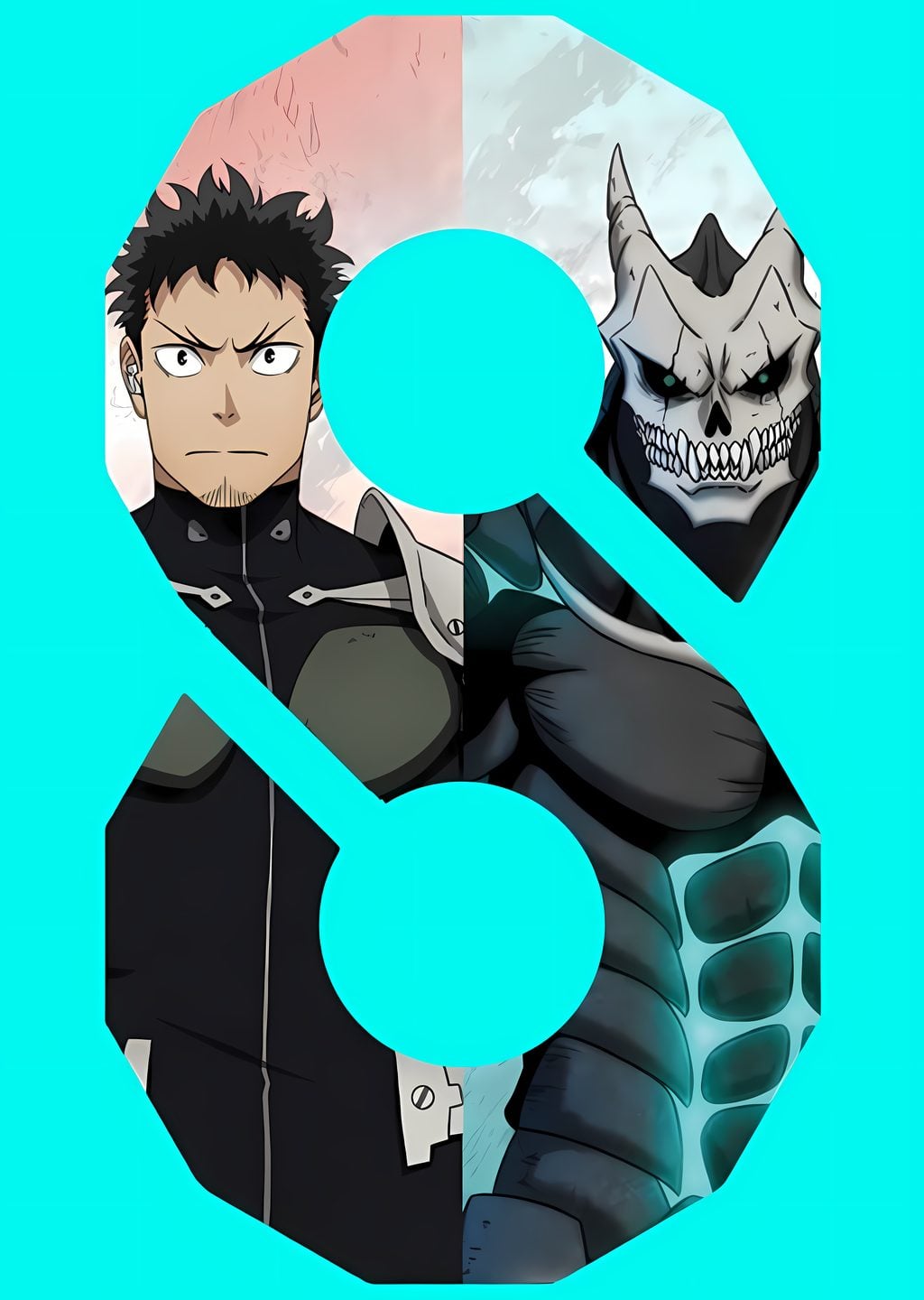 Kaiju No. 8: İki Karakterli Poster
