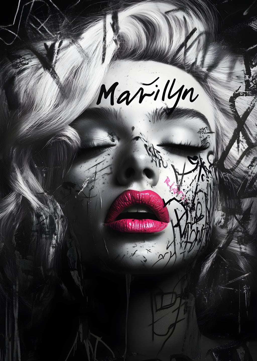 Marilyn Monroe: Graffiti Portre