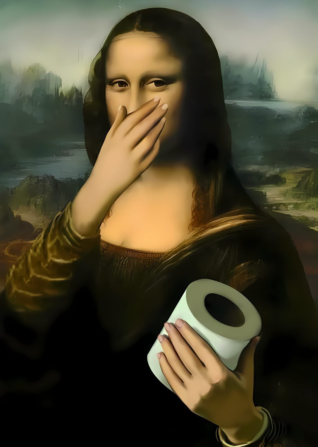 Mona Lisa: Tuvalet Kağıdıyla