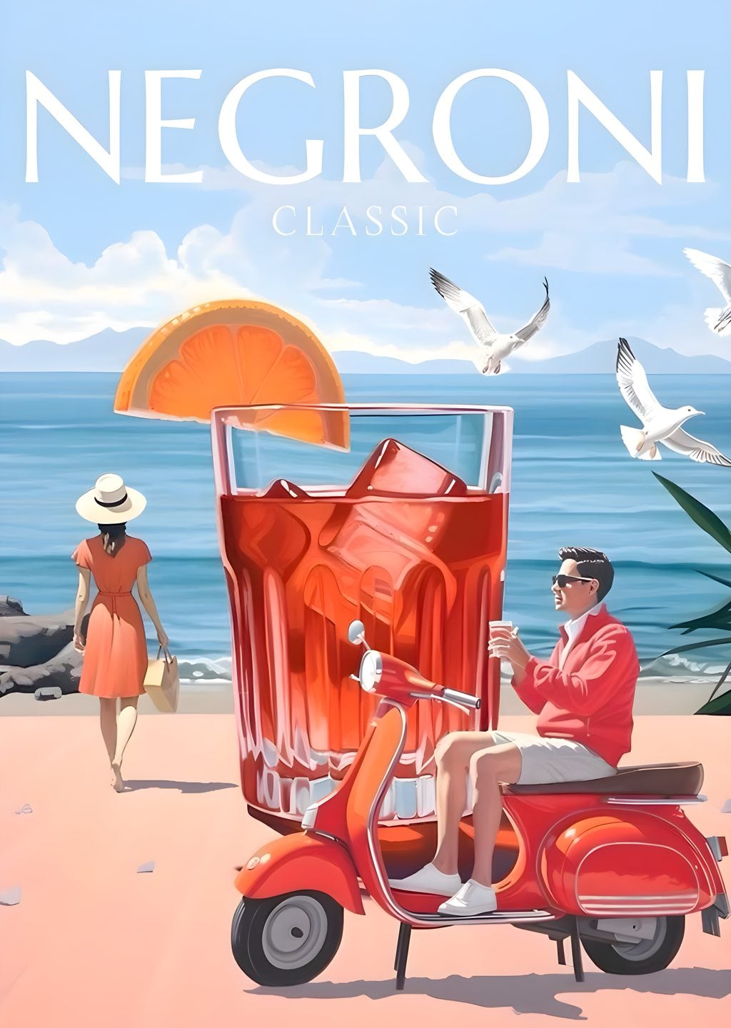 Negroni Classic: Deniz Manzaralı Poster
