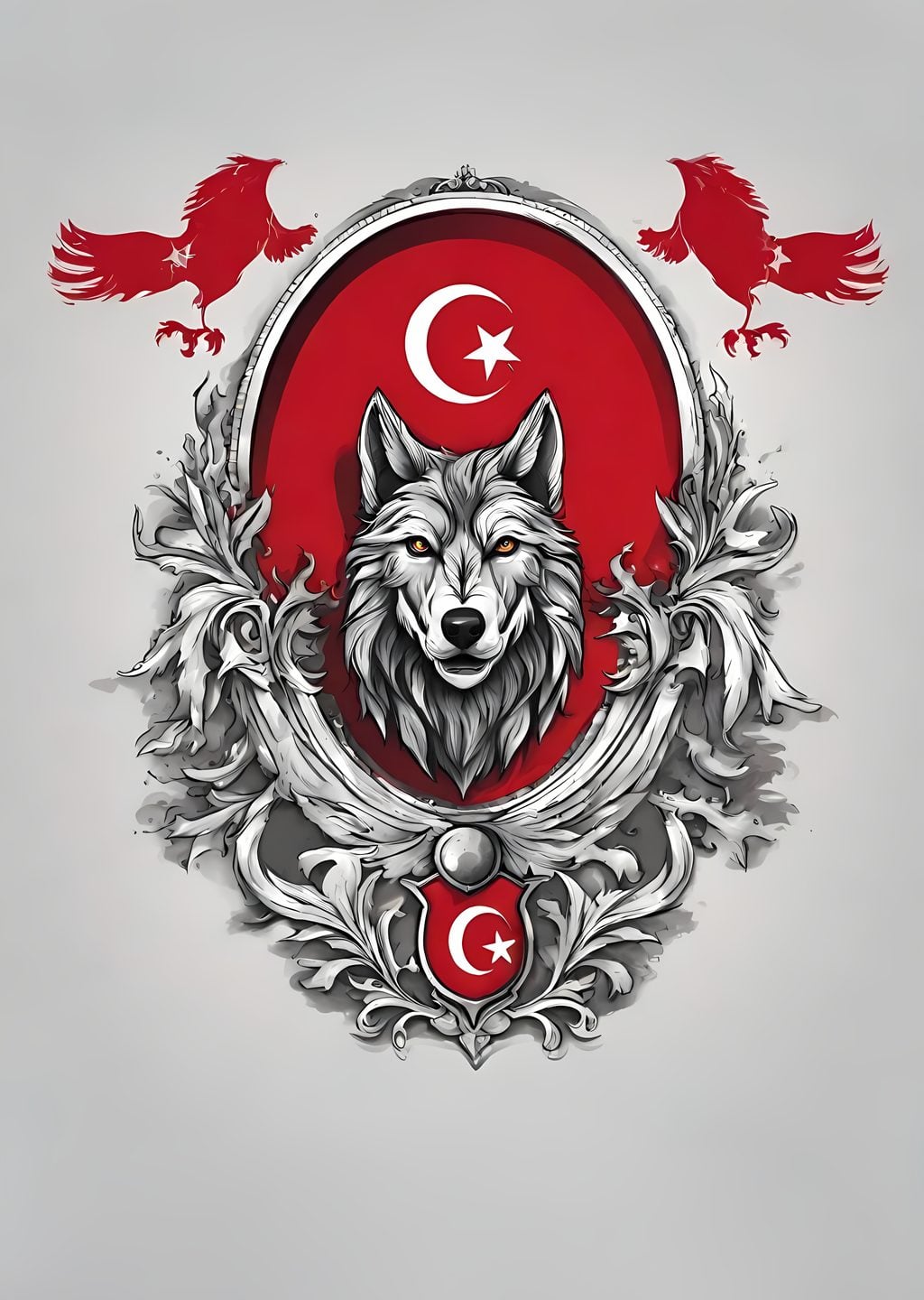Kurt, Kuşlar ve Ay