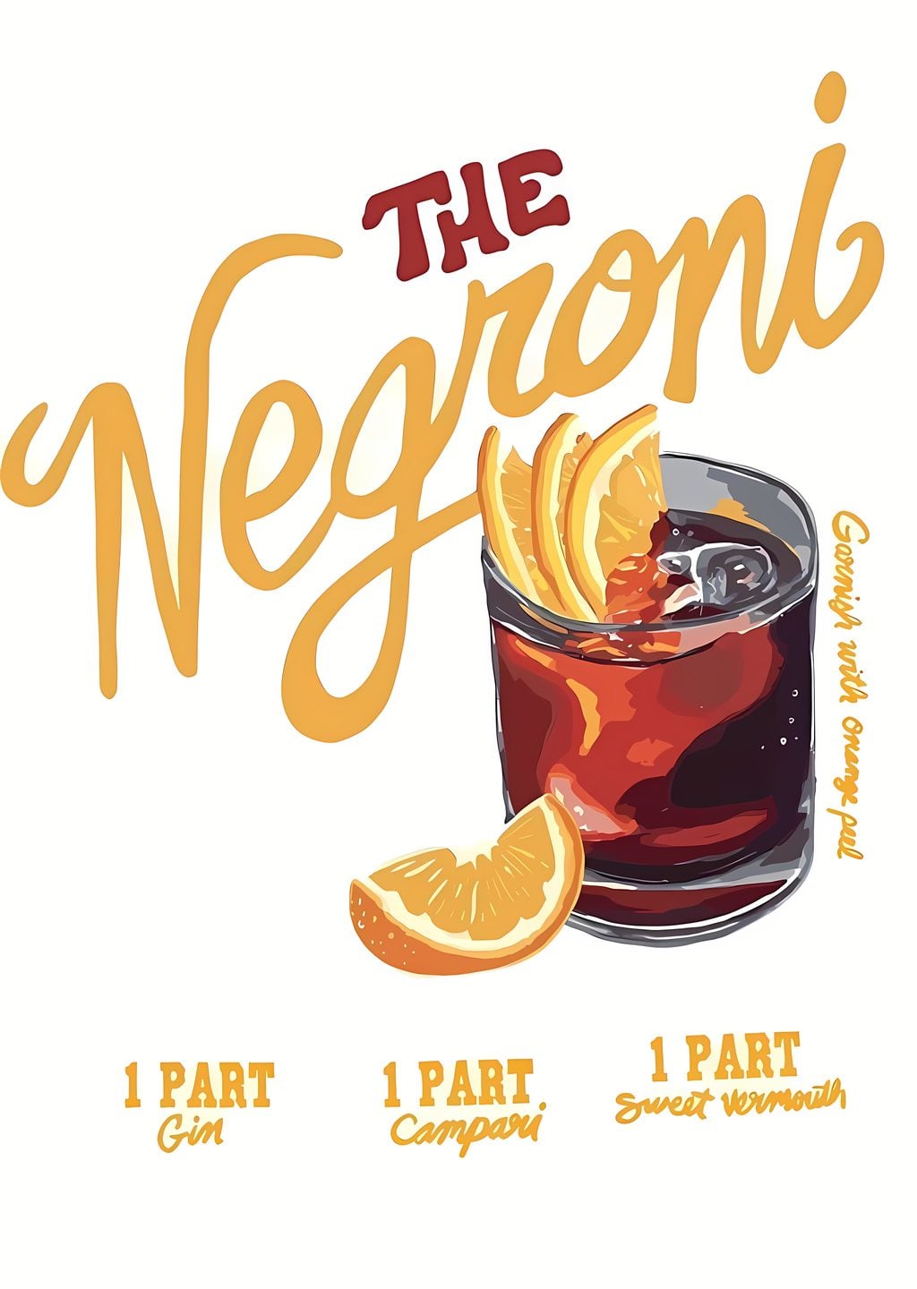 The Negroni: Kırmızı Cocktail