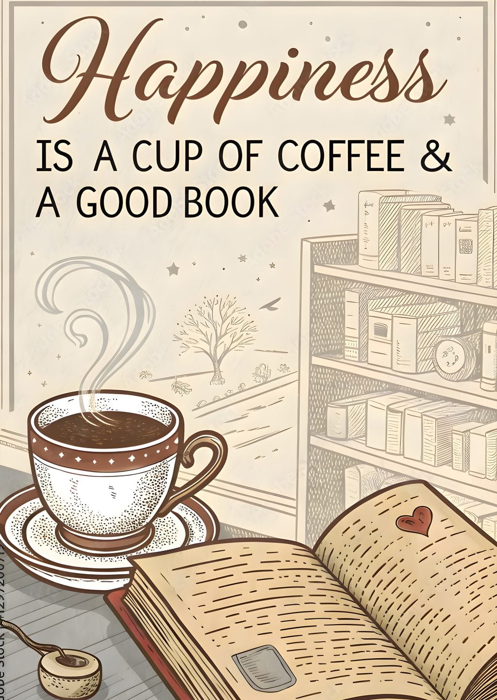 Happiness: Coffee & A Good Book
