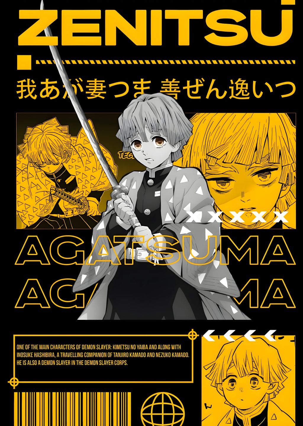 Zenitsu Agatsuma: Demon Slayer