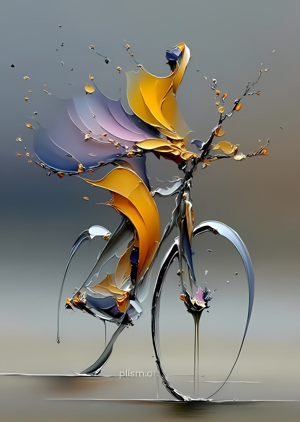 Splash Paint Bisiklet Sanatı