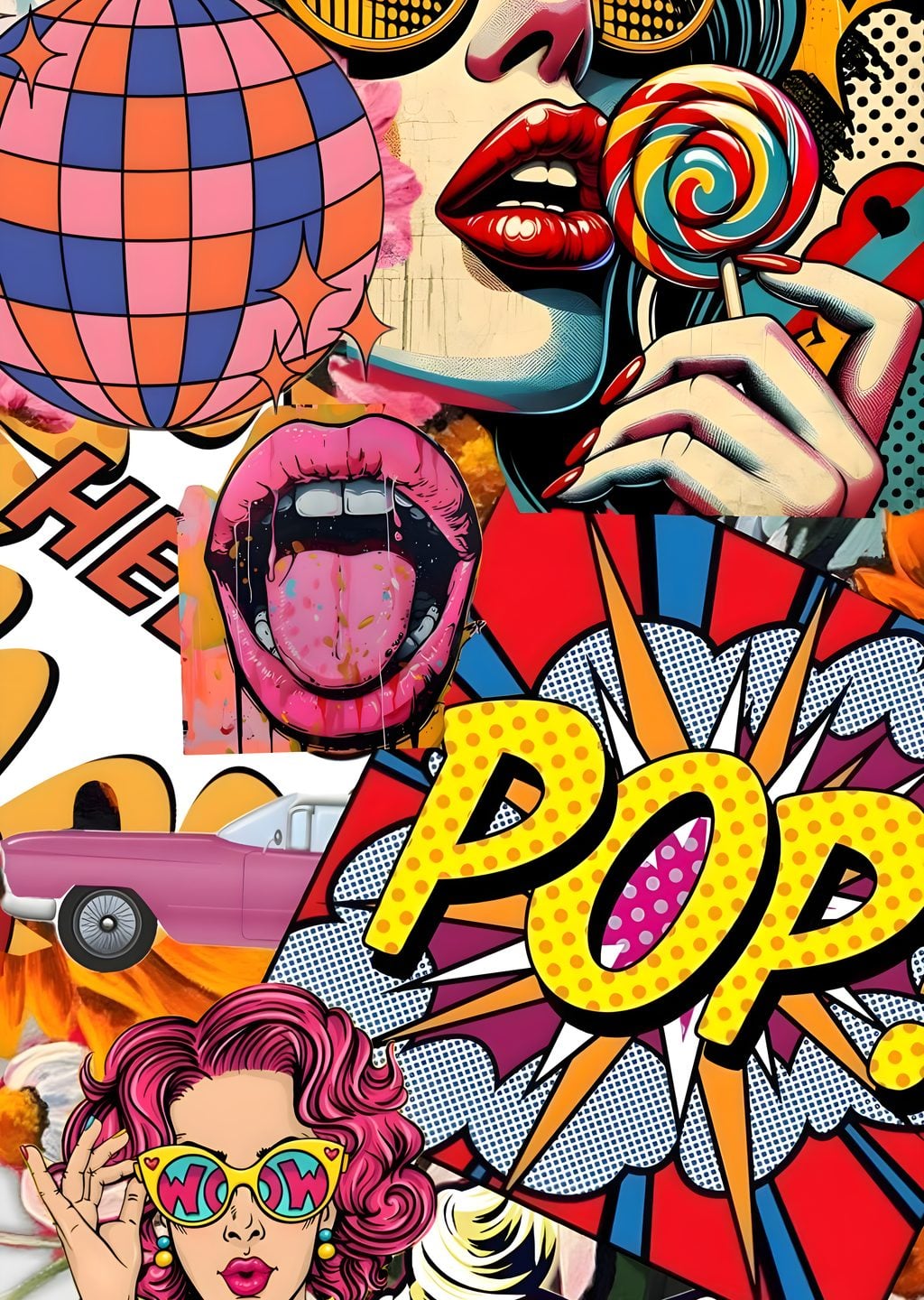 Pop Art Collage